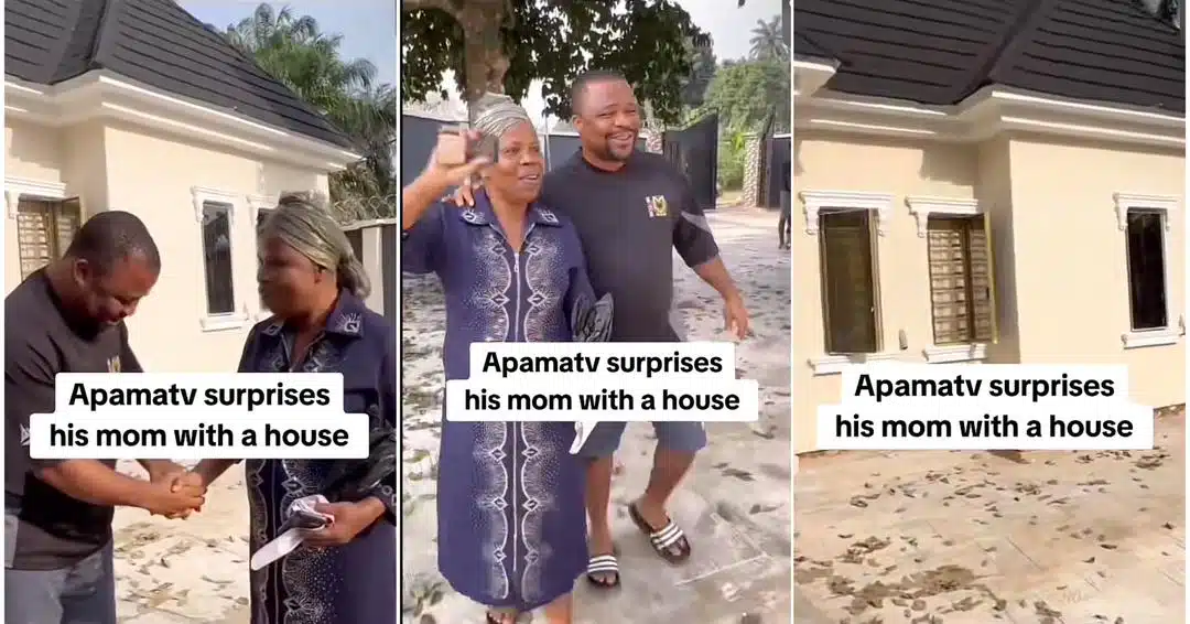 Actor Apama gives her mother a dream home as a Christmas present.