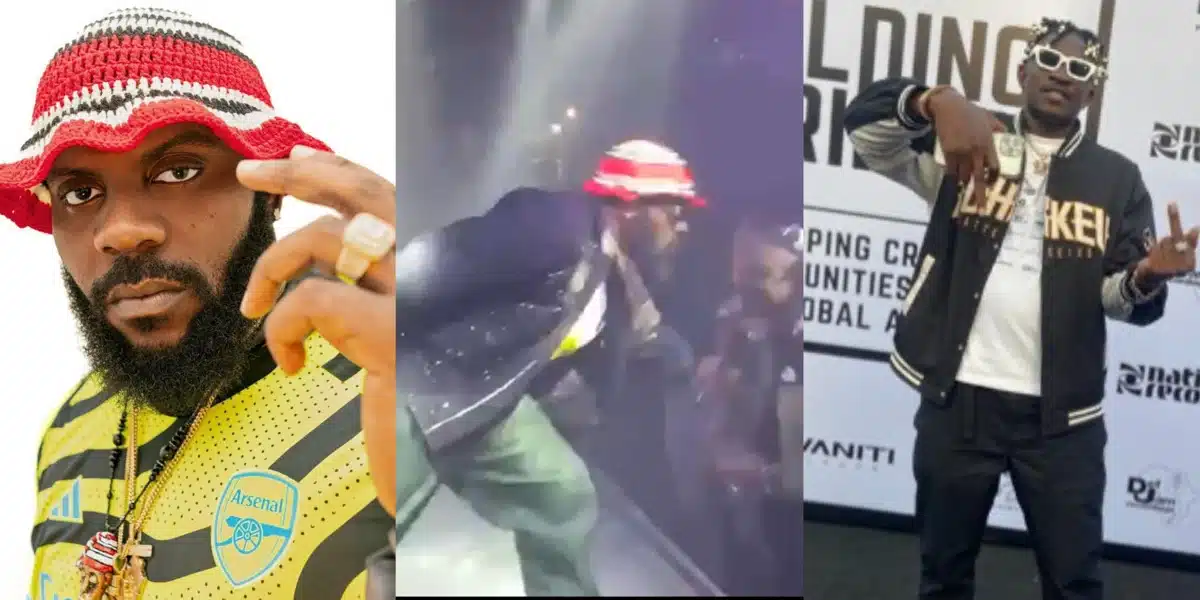 “Zero joy”: Responses after Odumodu Blvck violently took the hypeman’s microphone