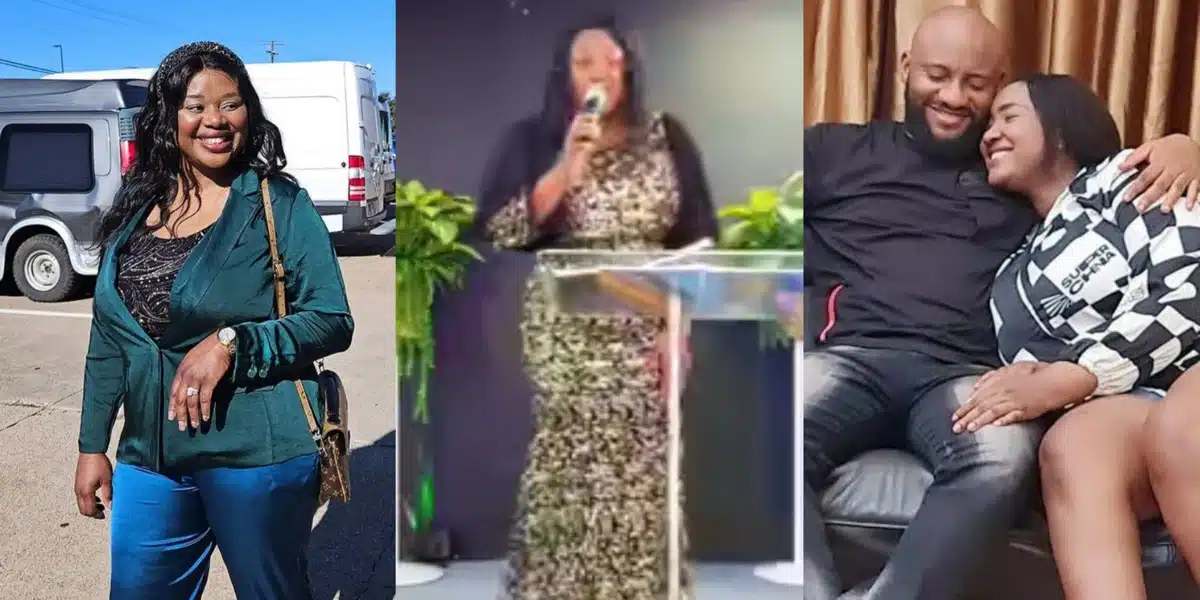 Speaking on Yul Edochie’s marriage to Judy Austin, Pastor Francisca said, “Yul Edochie wants to leave but he is afraid of the consequences.”