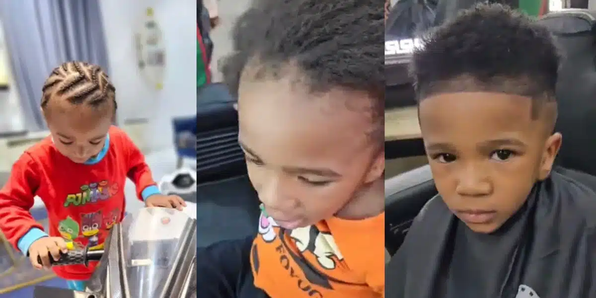 When a mother cuts her son’s hair without getting her husband’s consent, the husband laments