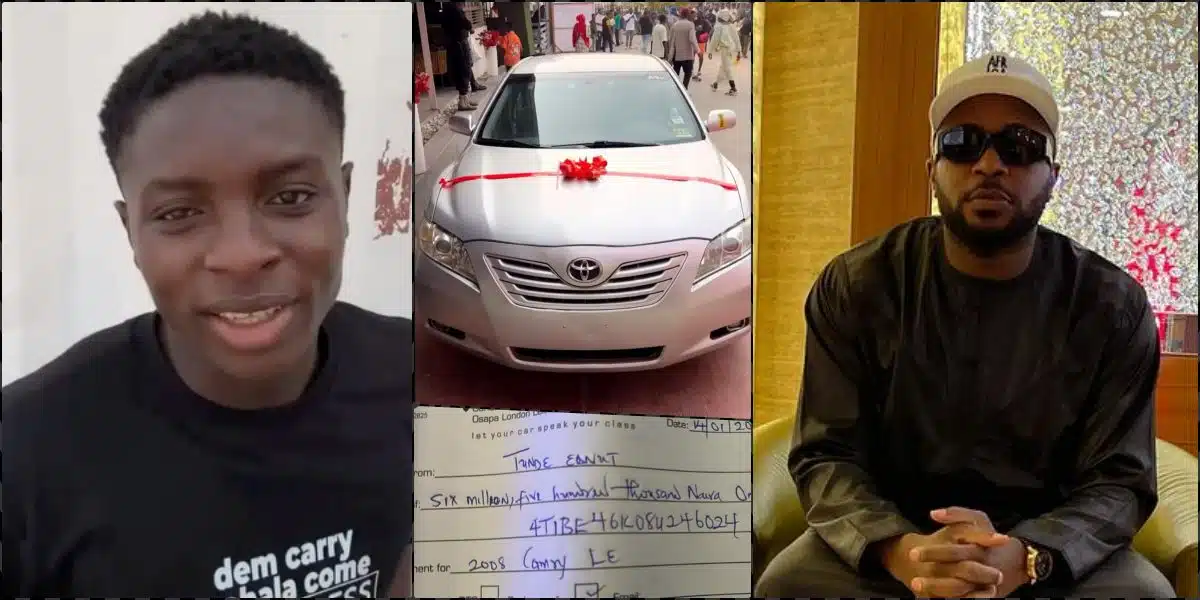 I had no idea that in the next three years, I would be a car owner. Celebrating Tunde Ednut’s birthday, a man is delighted to receive  N6.5M automobile.