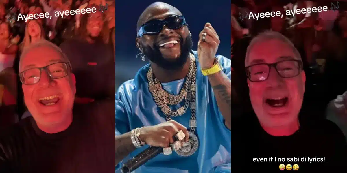 At the O2 Arena, an international fan makes waves by flawlessly singing Davido’s song “Aye,” declaring, “001 is the king of Afrobeat.”